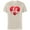 Natural, variant on Donald and Daisy Duck Valentine's Day Heart - Short Sleeve Cotton T-Shirt for Adults - Customized-Natural