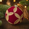 thumbnail image 6 of 16pcs Christmas Baubles Ornaments Set, Xmas Ball Decorations for Tree, Wine Red and Dark Green, Shatterproof Holiday Ornaments for Home Party​, Multicolor, 6 of 8