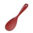 thumbnail image 7 of 8.7" Silicone Soup Ladle Spoon Wood Hand Restaurant Kitchen Scoop Utensil Cooking Supplies Red, 7 of 7