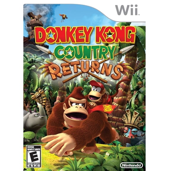 Restored Donkey Kong Country Returns - Wii