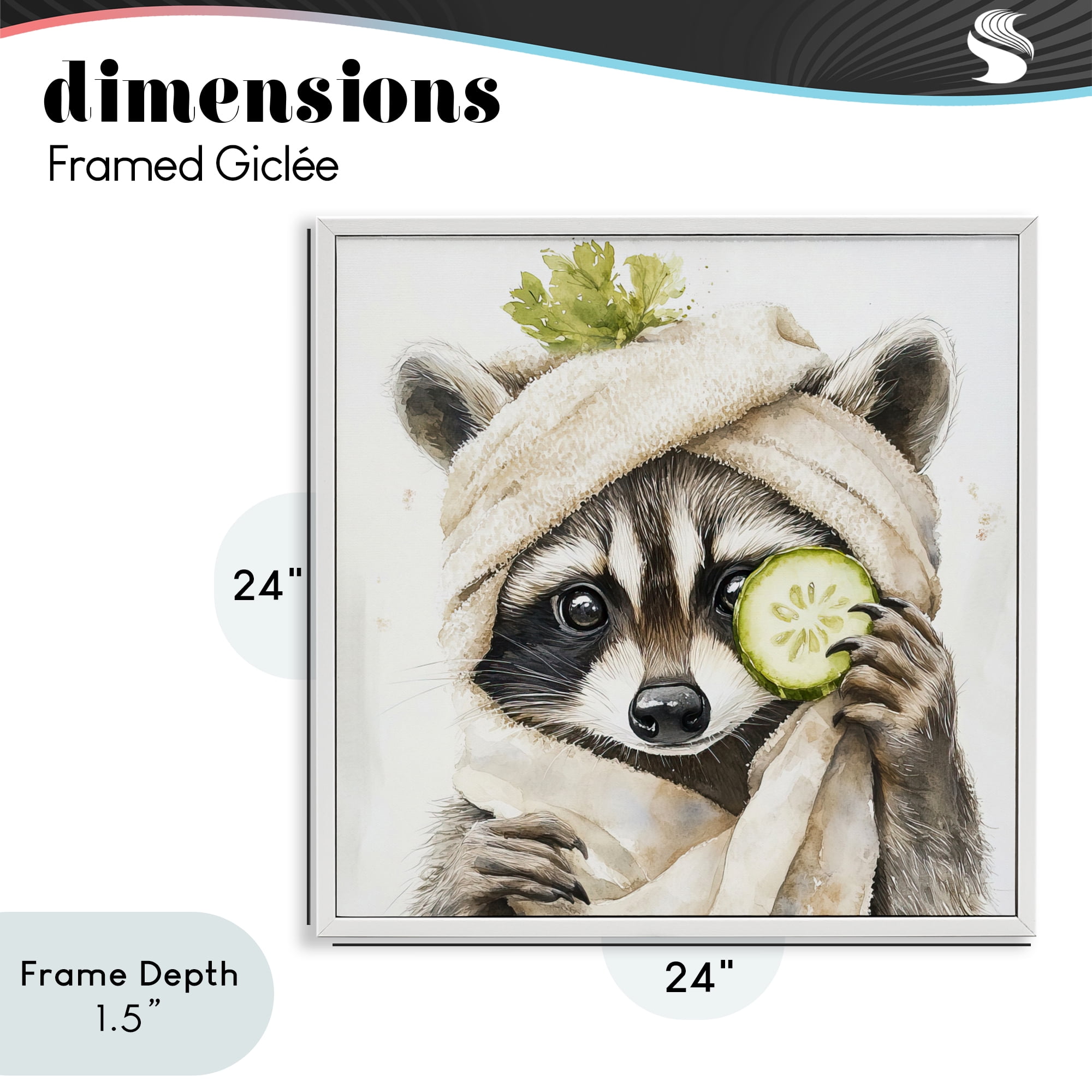 Stupell Industries Time To Depuff Self Care White Framed Giclee Art, design by Tina LeCour