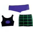 thumbnail image 6 of Women's Danny Phantom Sam Manson Crop Tops and Grid Bodycon Mini Skirt Set, 6 of 7