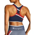 thumbnail image 2 of Champion Women's Athletics The Infinity Asymmetrical Racerback Sports Bra Athletic Navy/White/Scarlet XS, 2 of 4