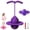 Purple, variant on Balance Jumping Ball, Crazy Jumper Jump Ball for Kids & Adults -Balance Board with Handle, Indoor & Outdoor Fun, Perfect for Balance, Coordination, And Fitness