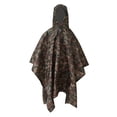 thumbnail image 3 of Impermeable Chubasquero impermeable Chaqueta de lluvia unisex para traje al aire libre (camuflaje verde militar) Sywqhk Para Estrenar, 3 of 8