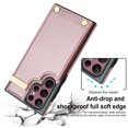thumbnail image 3 of Wallet Case for Samsung Galaxy S22 Ultra, Vintage Premium PU Leather Ultra Slim Case with Card Holder, Protective Anti-drop Magnetic Clasp Phone Case for Samsung Galaxy S22 Ultra, Rosegold, 3 of 7