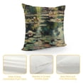 thumbnail image 4 of JEUXUS Water Lilies, 1906 Giclee Gallery Wrap Aesthetic Decorative Plush Pillowcase (Universal 1) White, 4 of 5