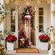 thumbnail image 4 of Decoración Navideña para Puerta: Borde Decorativo para Fiestas de Papá Noel, Pegatinas para Puertas con Escena de Papá Noel y Tela Colgante., 4 of 6