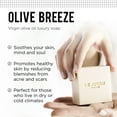 thumbnail image 3 of LE JOYAU D’OLIVE Luxury Handmade Soap, 100% Natural Fragrance-Free Soap Bar, Olive Breeze, Naturally Cured for 5 Months, 3 Ingredients Soap, Handcrafted Bath Soap for All Skin Types, Pack of 1, 3 of 7