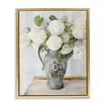 thumbnail image 4 of Stupell Industries White Hydrangea in French Country Pitcher Still Life Metallic Gold Framed Floating Canvas Wall Art, 24x30, by Stellar Design Studio, 4 of 5