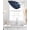 Blue, variant on Navy Blue Gold Sheer Waterfall Valance Curtains for Window, Abstract Line Art Troditional Ink Painting Rod Pocket Sheer Topper Swag Curtains for Living Room, Kitchen 38.5"W x 47.2"L, 1 Panel