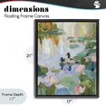 thumbnail image 4 of Stupell Industries Modern Duck Pond During Tranquil Morning Black Floating Frame Canvas Art, 17 x 21, by The Prints Vibe, 4 of 8