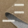 thumbnail image 5 of Geetinfly 10*13FT Area Rugs 1330Gsm 700Gsm Polypropylene Pineapple Ring Plain Washed Back Carpet-Modern-Sumeng Brown tone, 5 of 8