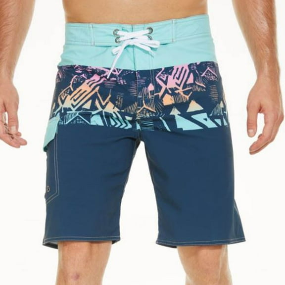 Hicidod Men's Swim Trunks Quick Dry Printed Bathing Suit Swimming Casual Lightweight Sports Board Shorts Beach Swimwear