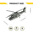 thumbnail image 3 of Metal Time Lifting Spirit Mechanical Helicopter DIY Model Kit, Collectible, 1 Pack, 3 of 18