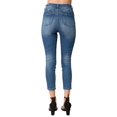 thumbnail image 6 of MixMatchy Women's Vintage Light Washed Ankle Skinny Denim Jeans, 6 of 7