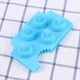 thumbnail image 5 of Bandeja de silicona para cubitos de hielo con forma de aleta de tiburón, molde para hacer hielo, accesorios creativos de cocina (azul), 5 of 6