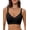Black, variant on No Underwire Seamless Bras for Women with Support - Womens Full Coverage Push Up Wireless Bra - Back Fat Smoothing Everyday Bralettes