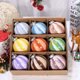 thumbnail image 1 of Bola De Color Adornos navideños brillantes de bolas, 9 piezas, 8 cm, plástico irrompible con luces para decorar el árbol de Navidad. Rkxzt, 1 of 9
