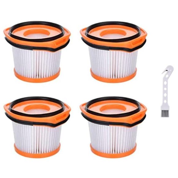4 Pack Replacement Vacuum Filter For Shark Wandvac System Wv360 Ws620 Ws630 Ws632 Ws632blbrn Ws632g