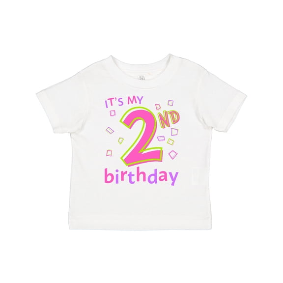 Inktastic It's My Second Birthday Boys or Girls Toddler T-Shirt