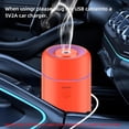 thumbnail image 3 of SEEDSEEL 100ML Car Essential Oil Diffuser, Mini Air Humidifier with 7-LED Color Changing, Suitable for Car (Orange), 3 of 6