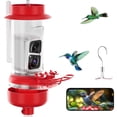 thumbnail image 1 of Comedero para colibríes SOLIOM con cámara 2K, 473 ml, rojo, 1 of 8