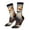 3 Black, variant on Romantic Flower Fox Couple Print Adult Socks for Men & Women,Calf Socks, Ankle Socks,Boots Socks,Breathable Casual Sock,Unisex Crew Socks