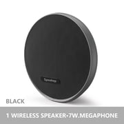 New Harman Fly‑Disc Portable Wireless Bluetooth Speaker, Powerful Subwoofer Sound, USB Charging, Long‑Lasting Battery for Indoor and Outdoor Music Playback