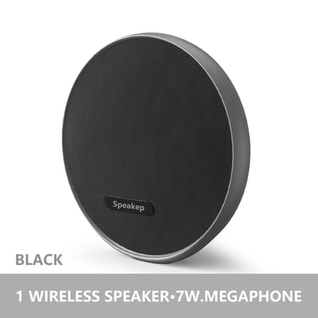 New Harman Fly‑Disc Portable Wireless Bluetooth Speaker, Powerful Subwoofer Sound, USB Charging, Long‑Lasting Battery for Indoor and Outdoor Music Playback