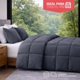 thumbnail image 4 of ALVANA Set de Edredón 3 Piezas Acolchado Extra Grande Hipoalergénico Relleno Suave de Microfibra Down Alternative Ideal para Todo el Año Uso como Edredón o para Funda Duvet, 4 of 6