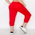 thumbnail image 4 of Women‘s Capri Jogger Lightweight Sweatpants with Pork Chop Pockets Black S, 4 of 5