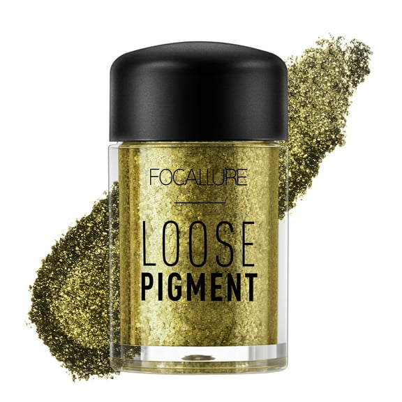 FOCALLURE Mineral Eyeshadow Pigment,Waterproof Lasting Glitter Eye shadow,LASER