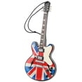 thumbnail image 3 of Musical Instruments Pendant UK Flag Style Wooden Guitar Shape Exquisite Beautiful Fine Detail Mini Pendant, 3 of 8