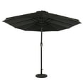 thumbnail image 4 of Eclipse 15-ft Oval Dual Market Umbrella - Black - Polyester Canopy, 4 of 15