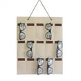 thumbnail image 1 of Organizador de Gafas de Sol Xihbxyly Bolsa de Almacenamiento Colgar Pared 15 Ranuras, 1 of 3