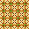 thumbnail image 1 of Ahgly Company Machine Washable Indoor Square Transitional Orange Red Orange Area Rugs, 7' Square, 1 of 7