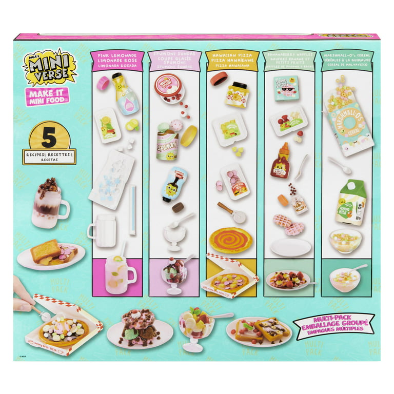 Make It Mini Food Multipack MGA's Miniverse, Collectibles, DIY, Resin Play,  Replica Food, Not Edible, 8+