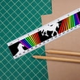 thumbnail image 3 of Unicorn Crossing Rainbow 12 Inch Standard and Metric Plastic Ruler, 3 of 3