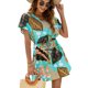 thumbnail image 2 of Vestido playero para mujer, cuello en V, abertura lateral corta, vestido de baño, vestido de bikini con cuello en V, calidad inigualable, 2 of 3