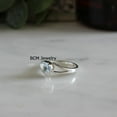 thumbnail image 2 of 925 Sterling Silver Ring For Womens, Natural Blue Topaz Ring Gemstone Unique Handcrafted Ring For Her, 2 of 8