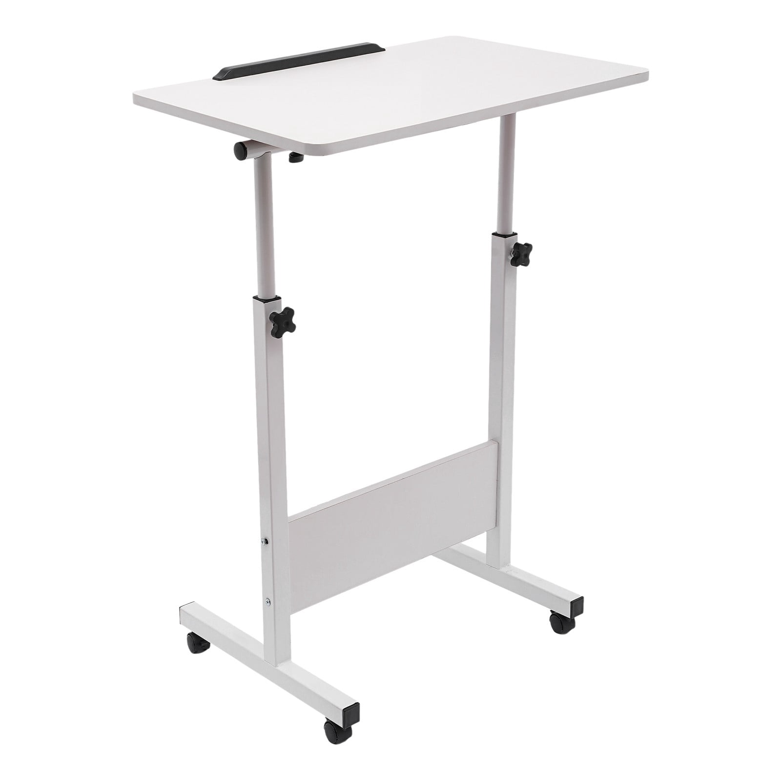 180° Adjustable Height Standing Desk Portable Laptop Desk Rolling Computer Stand for Computer Laptop Printer Books