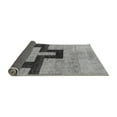 thumbnail image 2 of Ahgly Company Indoor Square Abstract Gray Modern Area Rugs, 6' Square, 2 of 4