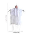 thumbnail image 3 of Halloween Decorations Halloween Glowing Scary Ghost Halloween Ornament with Face Halloween Decorations for Indoor Balconys Outdoor Yard Garden Parties Decorations Indoor and Outdoor White, 3 of 6