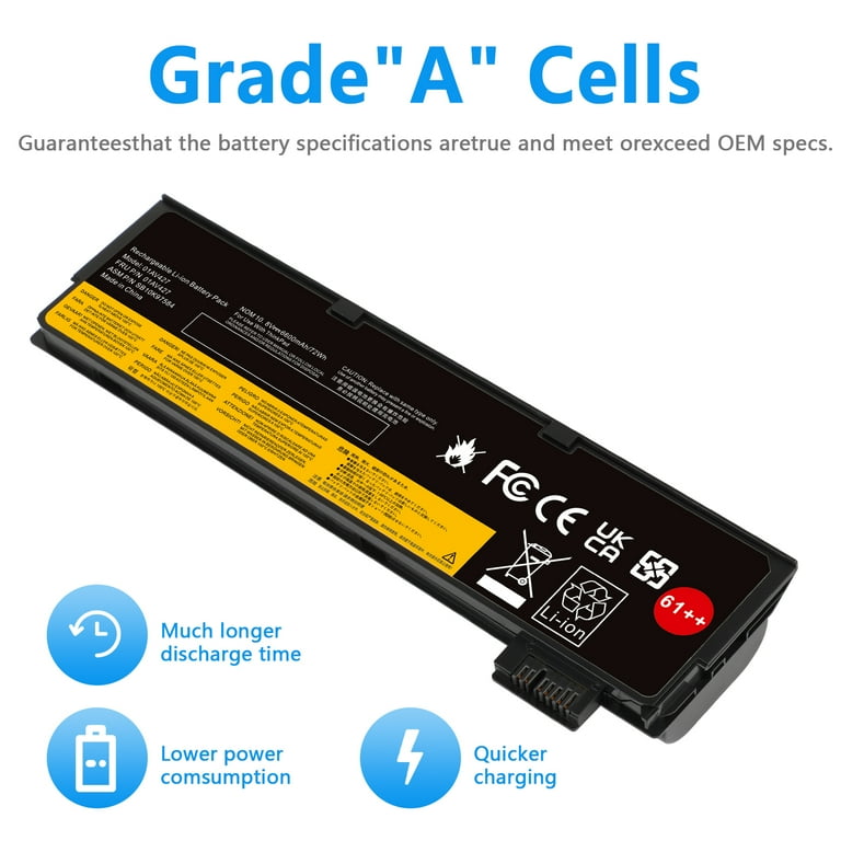 Batteria sostituisce Lenovo 45N1120 45N1122 45N1123 45N1121 4250mAh 11,1V