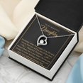 thumbnail image 3 of Daughter, Most Beautiful Chapters - Daughter Birthday, Mom And Daughter Gift, Valentine's, Mother's Day, Daughter Graduation Gift - Forever Love Necklace - White Gold or Yellow Gold - Gift Box, 3 of 5
