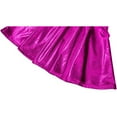 thumbnail image 4 of RUTAYY Women Casual Fashion Shiny Metallic Flared Pleated A-Line Mini Skirt Solid Color Casual Travel Skirts, 4 of 6