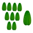 thumbnail image 4 of deevoka 10 Pieces Simulated Banana Leaf Table Mat Creative Tropical Table Decoration L, 4 of 9