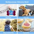 thumbnail image 3 of Techinal Mirror Cat Head Keychain Silicone Mould Small Fish Tag Mould Diy Chocolate Cake Decoration Crystal Epoxy Mould, 3 of 16