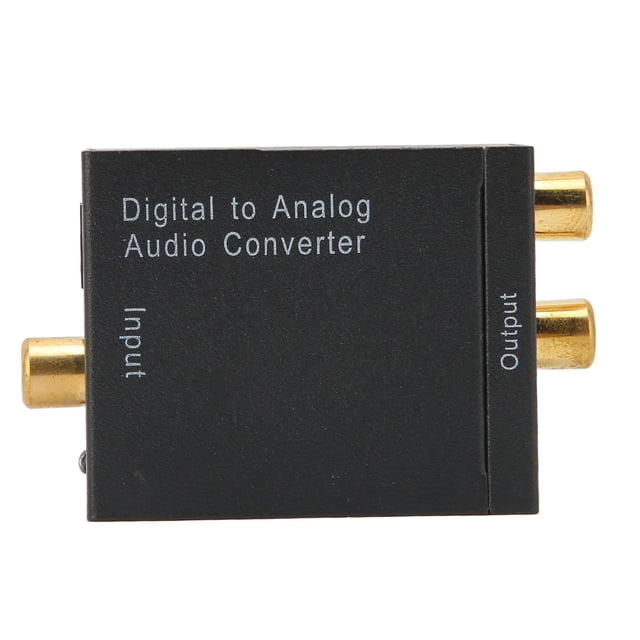 Convertidor de audio, convertidor óptico a audio digital H3622 con convertidor de fibra óptica a rca adaptado para la perfección